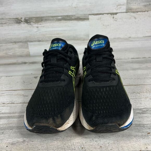 Asics Mens Gel-Excite 9 Running Athletic Shoes Black Hazard Green Size 8.5 - Picture 4 of 8